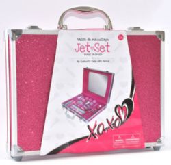 JC25 XOXO - VALISE DE MAQUILLAGE JET-SET AVEC MIROIR